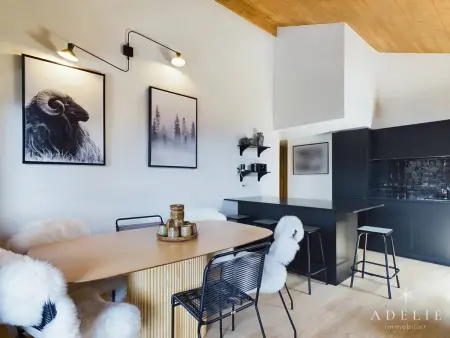 T4 duplex centre La Rosière, rénové, 8 pers, parking, wifi, proche pistes - Photo 2