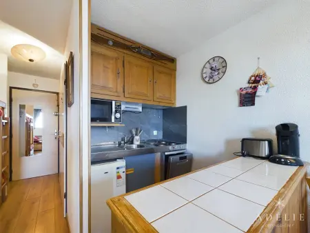 Studio Sud 4 pers, balcon, à 50m des pistes et 200m des commerces, idéal pour familles - Photo 3
