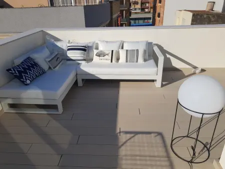 Appartement moderne avec terrasse, baignoire et TV proche de la Méditerranée - Photo 19