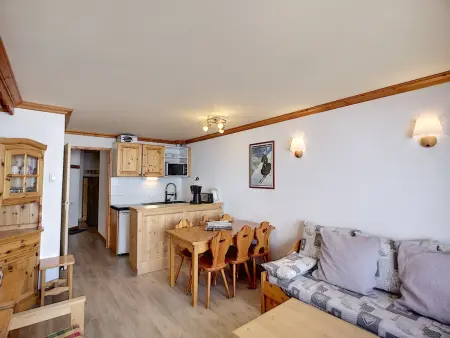 Les Menuires: Appt Confort 3 Pièces 6 Pers, Balcon, Accès Pistes, Wifi - Photo 2