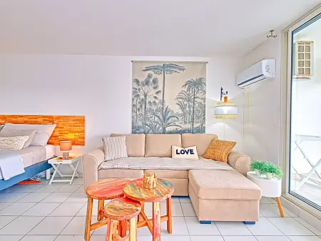 Studio Spacieux avec Vue Mer et Piscine, Appartement 3 personnes à Saint Martin - Photo 1