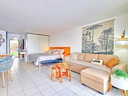Studio Spacieux avec Vue Mer et Piscine, Appartement 3 personnes à Saint Martin - Photo 2