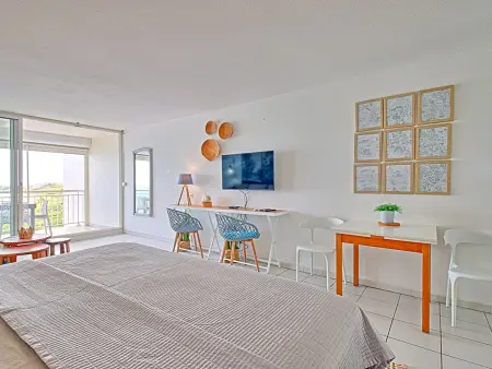 Studio Spacieux avec Vue Mer et Piscine, Appartement 3 personnes à Saint Martin - Photo 5
