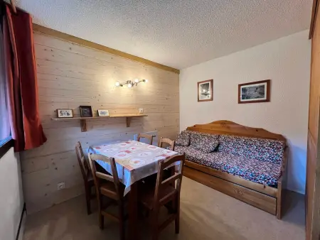 Studio 3 pers. au pied des pistes avec balcon exposé sud, draps fournis, proche commerces - Photo 1
