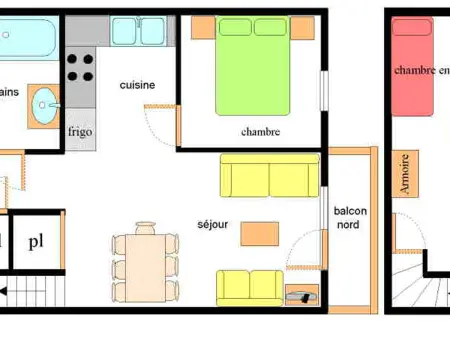 Appartement 6/7 pers, proche pistes, Wi-Fi, parking - Photo 5