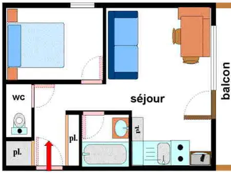 Appartement cosy 4 pers. avec balcon, WiFi et draps fournis - Photo 5