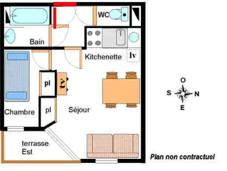 Appartement cosy 4 pers avec WIFI et parking à Lanslevillard - Photo 5
