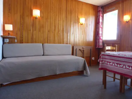 Studio pour 3 pers. à Montchavin, proche pistes, parking gratuit - Photo 3