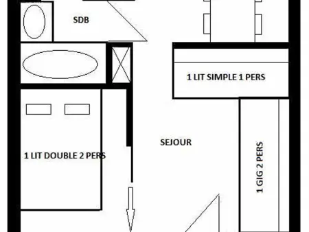 Charmant appartement rénové 4/5 pers. avec balcon, à 3 min des pistes – Montchavin Les Coches - Photo 9