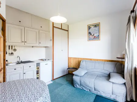 Charmant Studio Montchavin - Terrasse, Proche Pistes et Commerces, Parking Gratuit - Photo 2
