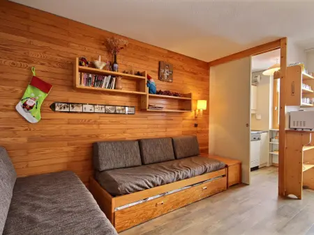 Appartement 2 pièces avec balcon au pied des pistes, 4 personnes - Photo 2