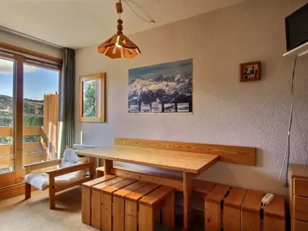 Appartement 2 pièces avec balcon au pied des pistes, 4 personnes - Photo 3