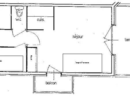 Appartement au pied des pistes pour 4 personnes avec balcon - Photo 2