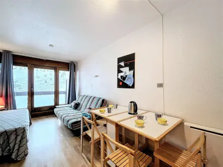 Studio lumineux au centre avec balcon, Appartement 4 personnes à Le Corbier - Photo 2