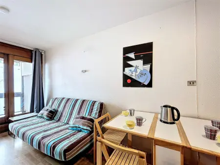 Studio lumineux au centre avec balcon, Appartement 4 personnes à Le Corbier - Photo 5