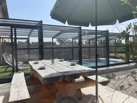 Gîte avec piscine chauffée, jardin privé et climatisation - Photo 17