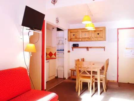Appartement cosy 2 pièces + cabine, ski-in/ski-out, balcon sud, rénové, 6 pers, Montchavin Les Coches - Photo 1