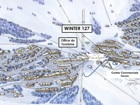 Appartement à Courchevel 1850, 3 chambres, 6 pers., parking - Photo 11