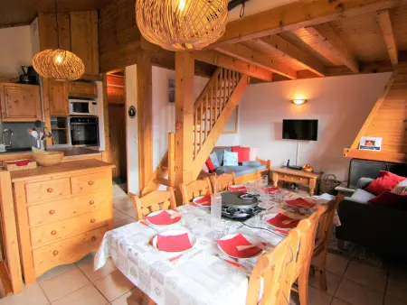 Chalet spacieux aux Saisies, 4 pièces, 8 pers., Appartement 8 personnes à Hauteluce - Photo 1
