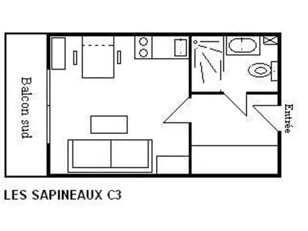 Charmant Studio rénové, balcon Sud, à 50m des pistes - Méribel - Photo 21