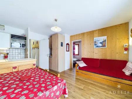 Appartement 2 Pièces Cabine, Centre Station, Proche Remontées, Terrasse Sud, 6 Pers, 2* - Photo 1