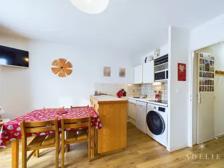 Appartement 2 Pièces Cabine, Centre Station, Proche Remontées, Terrasse Sud, 6 Pers, 2* - Photo 3