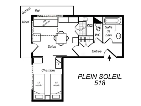 Appartement lumineux avec balcon, WiFi et animaux admis - Photo 7