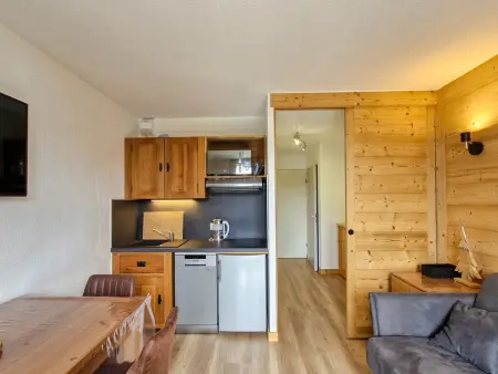 Studio rénové avec cabine à Flaine, balcon ensoleillé - Photo 2