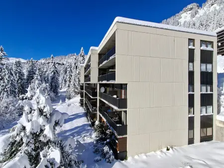 Studio rénové avec cabine à Flaine, balcon ensoleillé - Photo 13