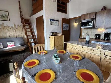 Charmant T2 Mezzanine, Balcon, 6 Pers, Centre de Notre-Dame-de-Bellecombe - Photo 2
