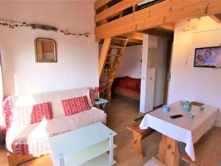 Studio Mezzanine Charmant Les Saisies - Animaux Admis - Photo 1