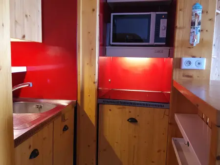 Studio ski aux pieds Arc 2000 pour 4 personnes avec vue pistes - Photo 4
