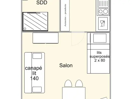 Studio aux Saisies, 4 personnes, proche pistes, Appartement 4 personnes à Les Saisies - Photo 2