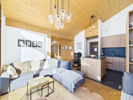 Superbe Apt 5P au Centre, 200m des Pistes, 3 SDB, Mezzanine, Balcon Sud, Parking, WiFi - Photo 1