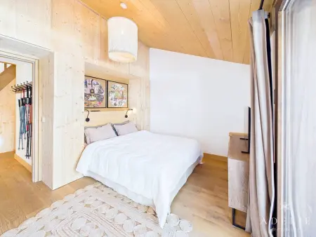 Superbe Apt 5P au Centre, 200m des Pistes, 3 SDB, Mezzanine, Balcon Sud, Parking, WiFi - Photo 12