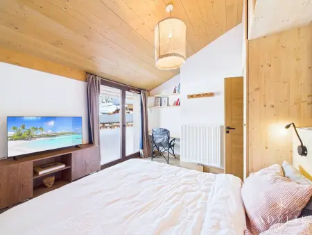 Superbe Apt 5P au Centre, 200m des Pistes, 3 SDB, Mezzanine, Balcon Sud, Parking, WiFi - Photo 13
