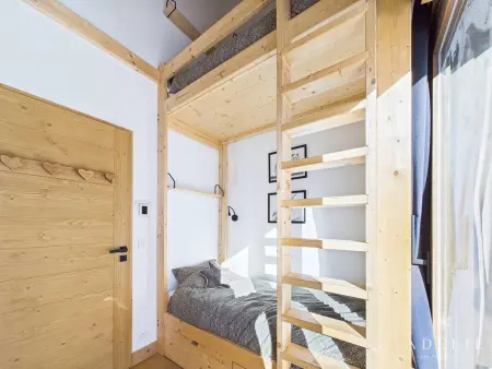 Superbe Apt 5P au Centre, 200m des Pistes, 3 SDB, Mezzanine, Balcon Sud, Parking, WiFi - Photo 17