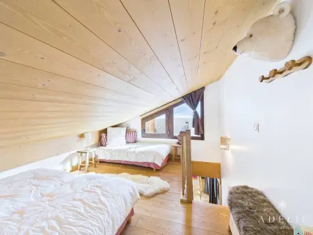 Superbe Apt 5P au Centre, 200m des Pistes, 3 SDB, Mezzanine, Balcon Sud, Parking, WiFi - Photo 23