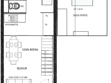 Studio aux Saisies 6 pers. proche commerces, balcon sud - Photo 2