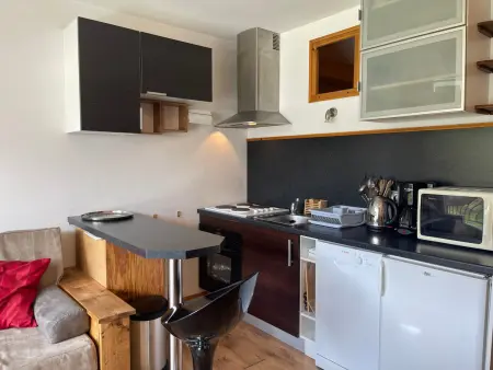 Studio ski aux pieds avec balcon ensoleillé, WIFI à Morzine - Photo 2