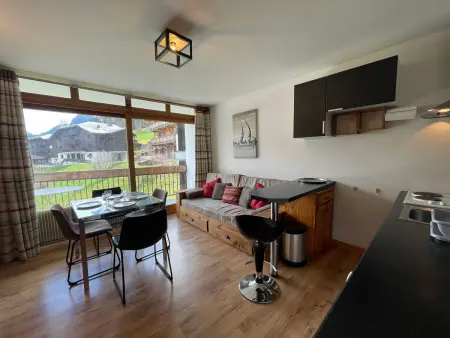 Studio ski aux pieds avec balcon ensoleillé, WIFI à Morzine - Photo 15
