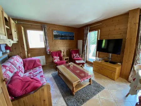 Appartement 6 pers. avec piscine chauffée, grande terrasse, parking, Crest-Voland - Photo 1