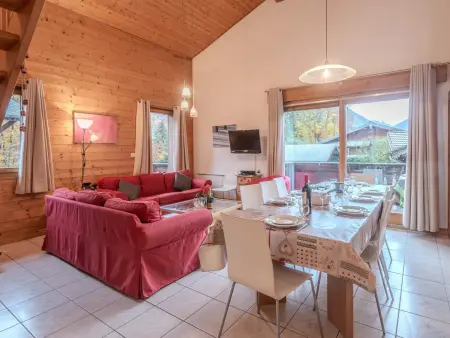 Grand appartement 6 pièces, 9 pers, à 800m centre de Morzine, WiFi, parking - Photo 2
