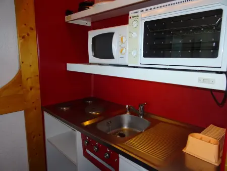 Studio 3 pers proche pistes et commerces Arc 1800, Wifi - Photo 4