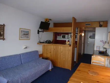 Studio 3 pers proche pistes et commerces Arc 1800, Wifi - Photo 7