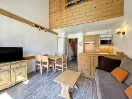 Studio avec mezzanine, balcon, parking proche pistes Val-d'Isère - Photo 2