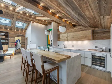 Penthouse à Megève avec piscine et animaux admis, 10 pers. - Photo 1
