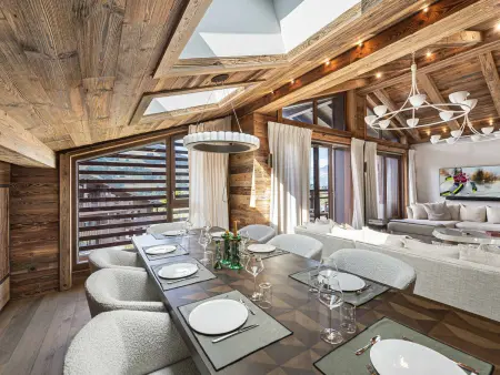 Penthouse à Megève avec piscine et animaux admis, 10 pers. - Photo 2