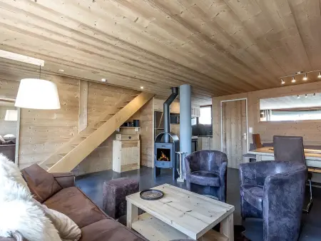 Appartement 6-8 pers, bord de piste, poêle, garage - Photo 1