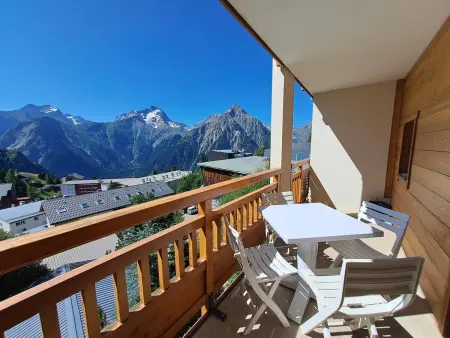 Studio 4 pers. aux Deux Alpes avec parking et vue dégagée - Photo 4